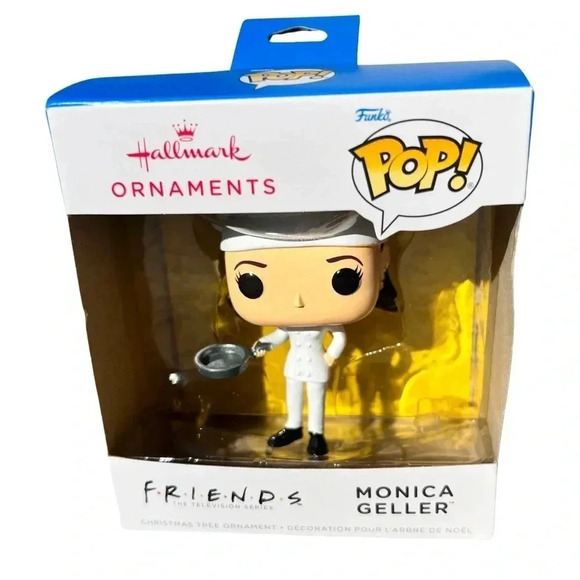 NEW Hallmark FRIENDS  - MONICA GELLER - FUNKO POP!Cute Christmas Ornament - Picture 12 of 13